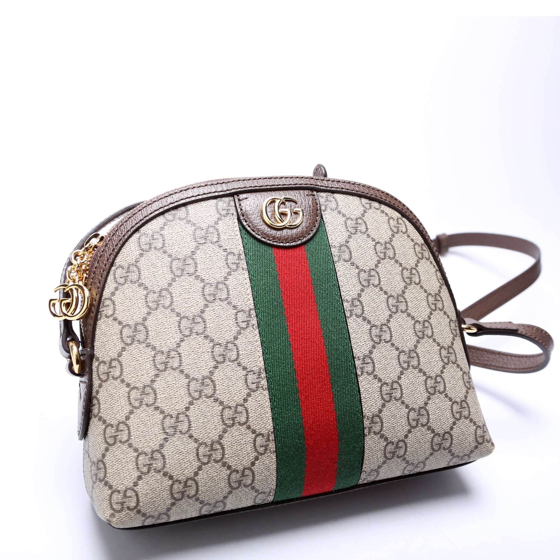 Gucci 499621 Ophidia GG Small Crossbody Brown Bag