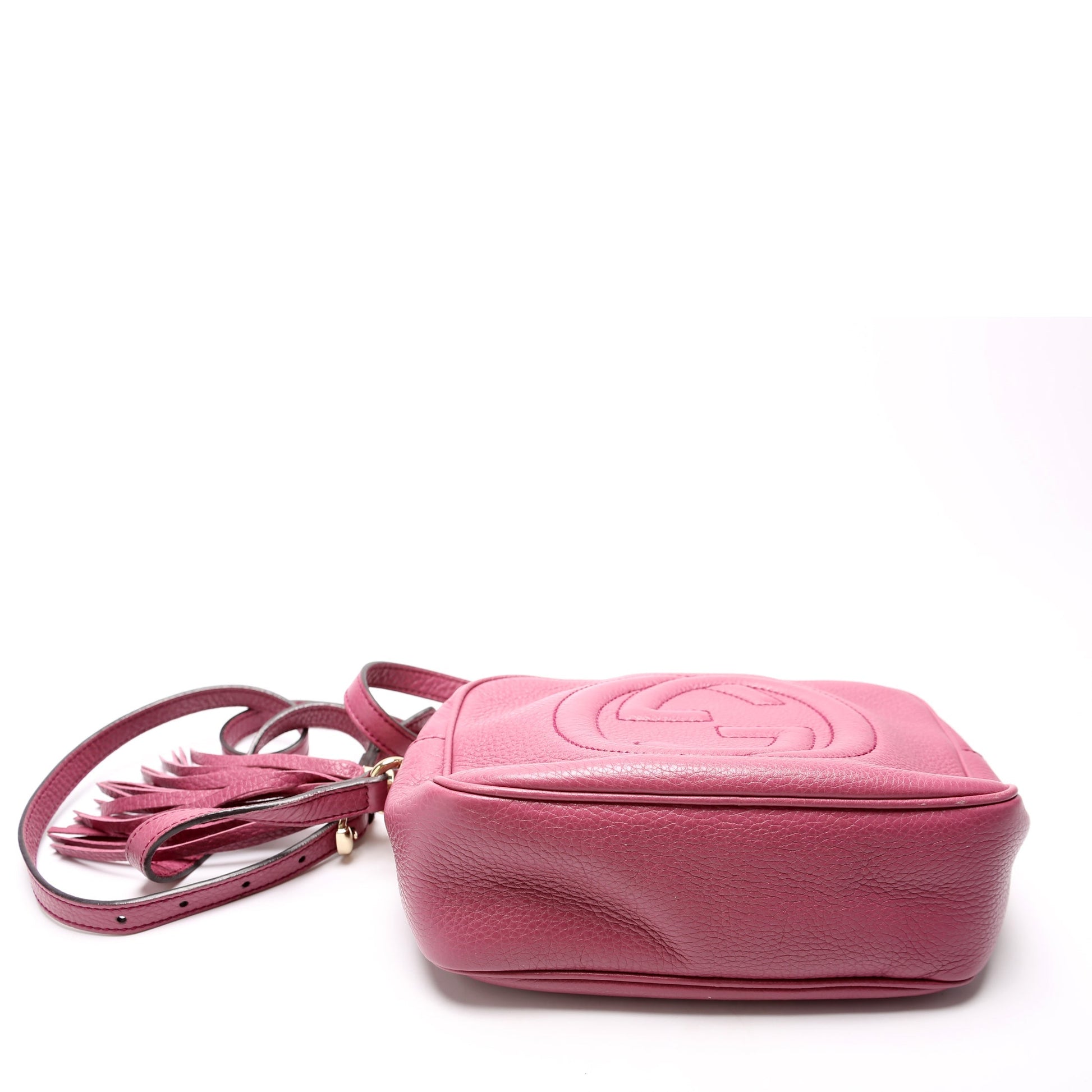 Gucci 308364 Soho Disco Crossbody Berry Bag