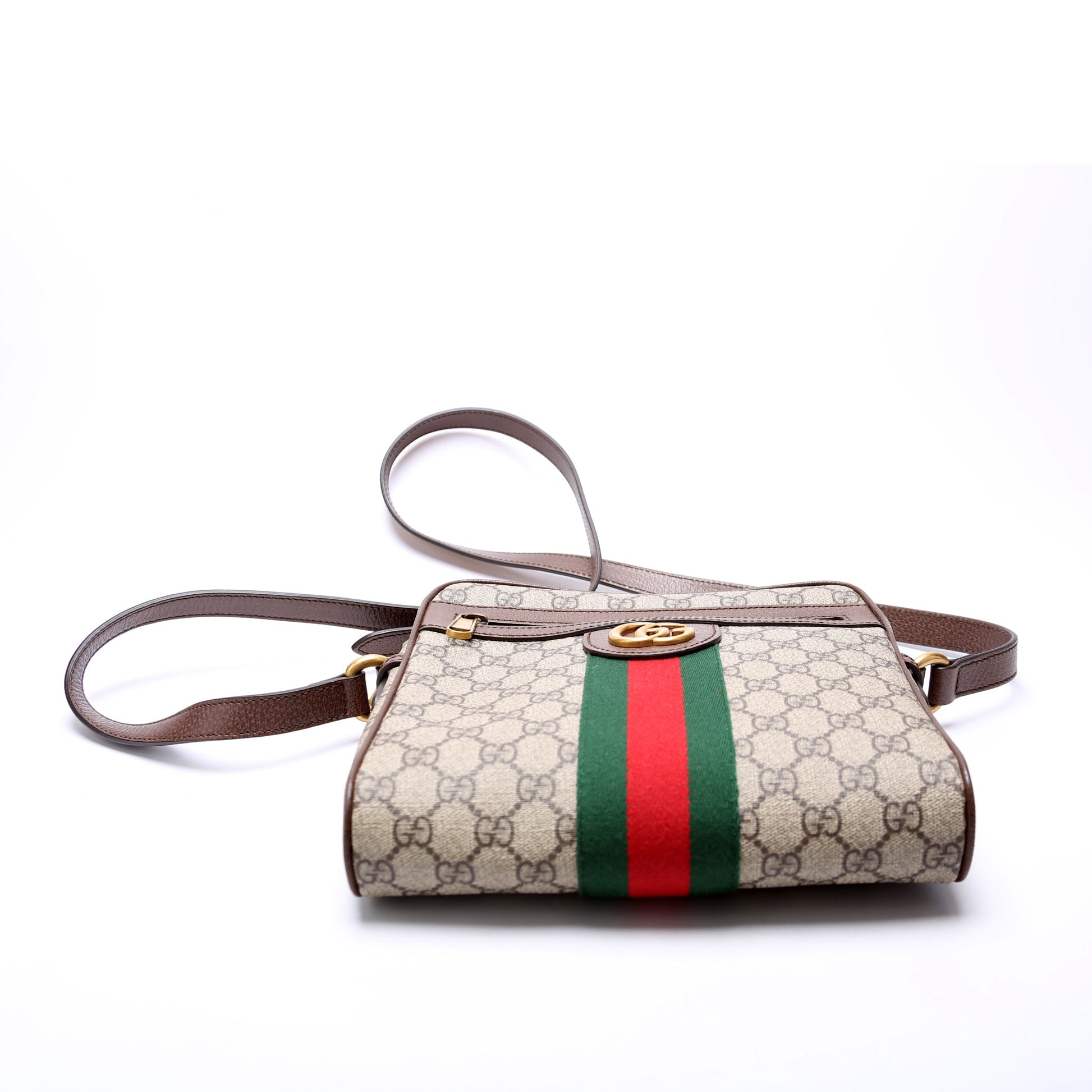 Gucci 547926 Ophidia Messenger Brown Bag