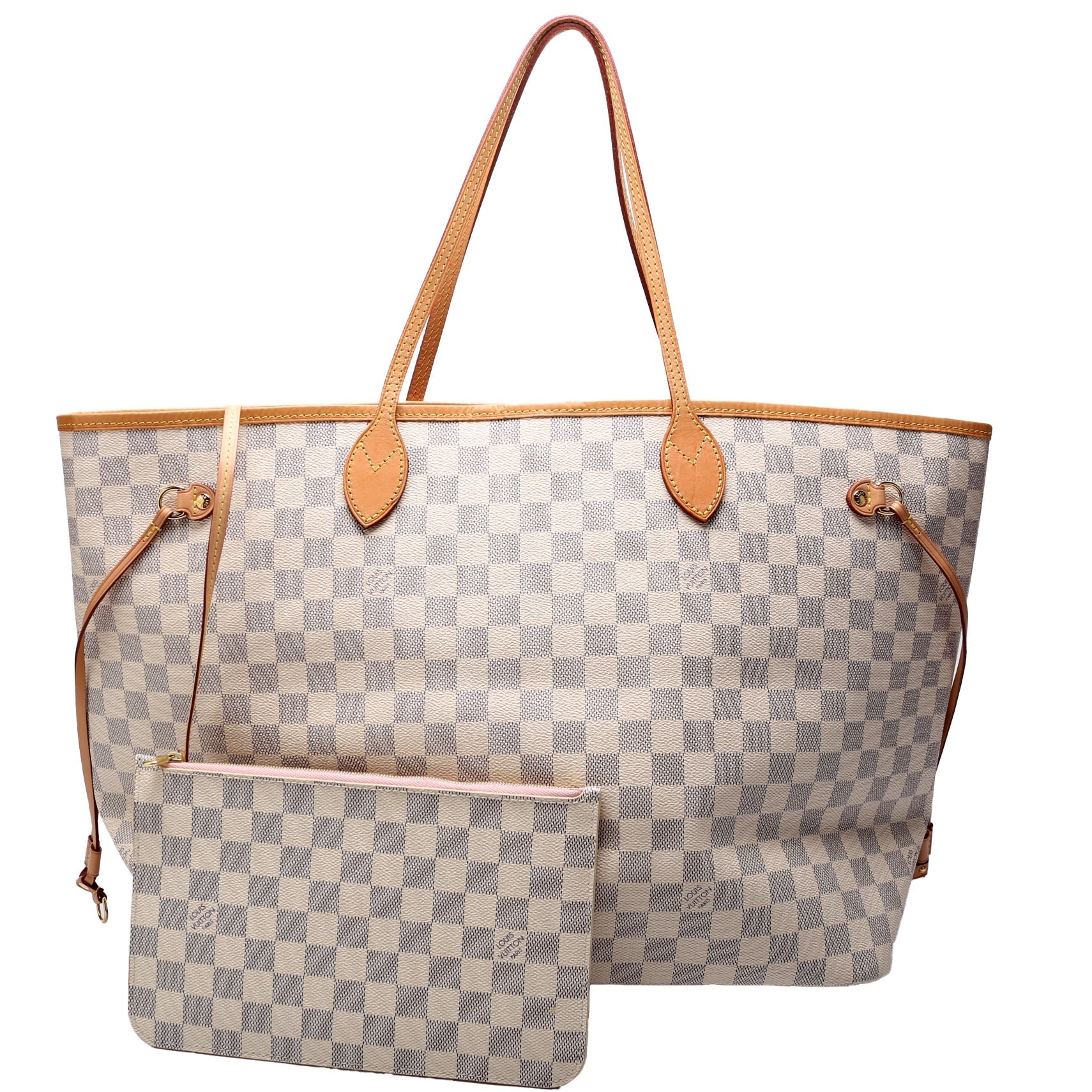 Louis Vuitton Neverfull with Wallet GM Damier Azur