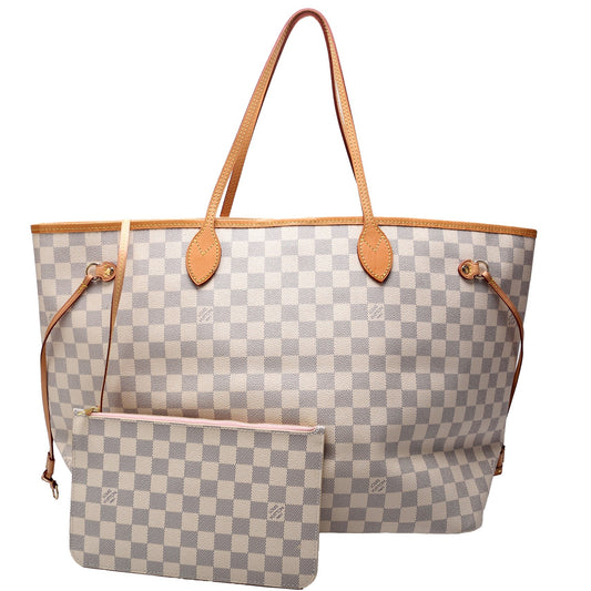 Louis Vuitton Neverfull with Wallet GM Damier Azur