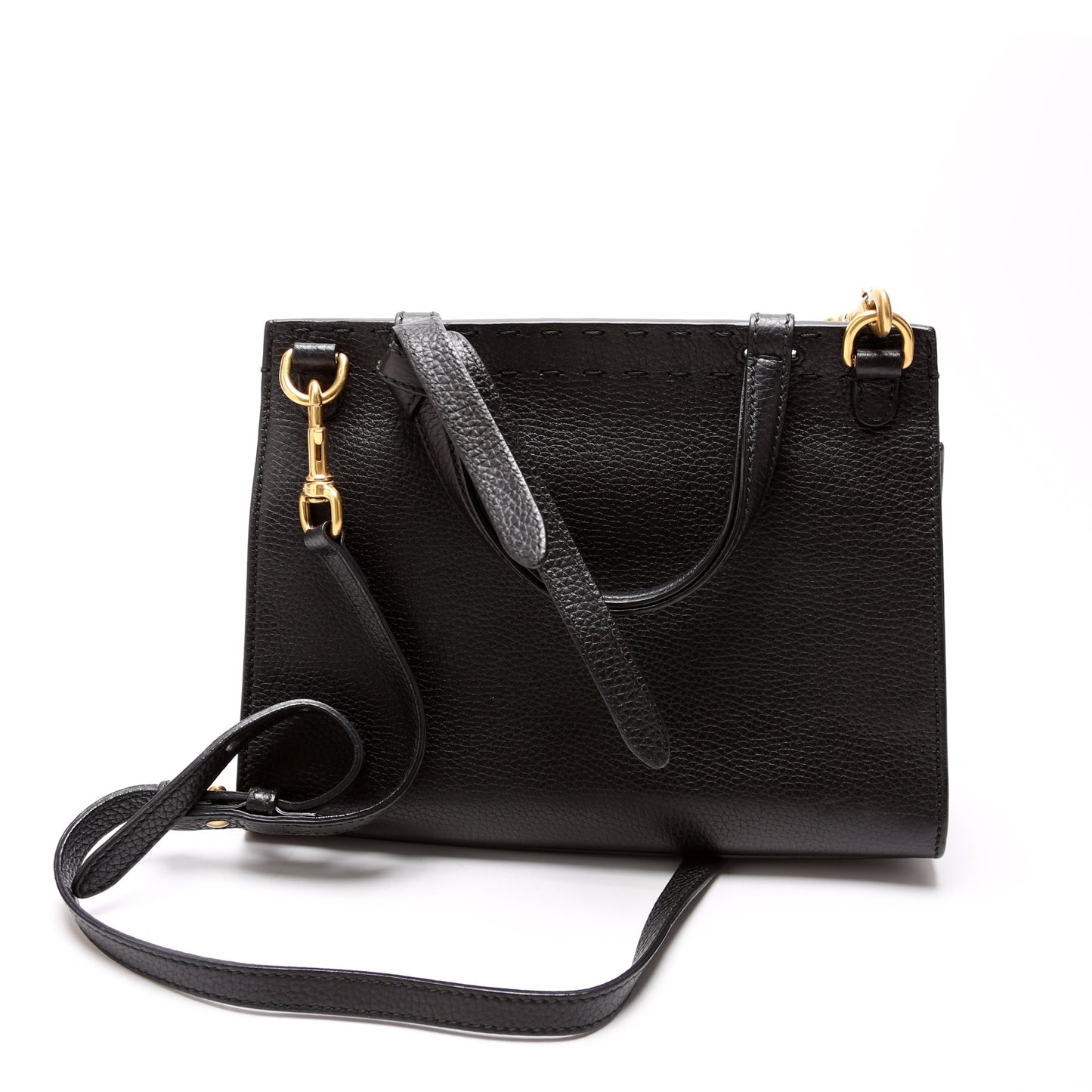 Gucci 442622 Mini Marmont Top Handle Black Bag