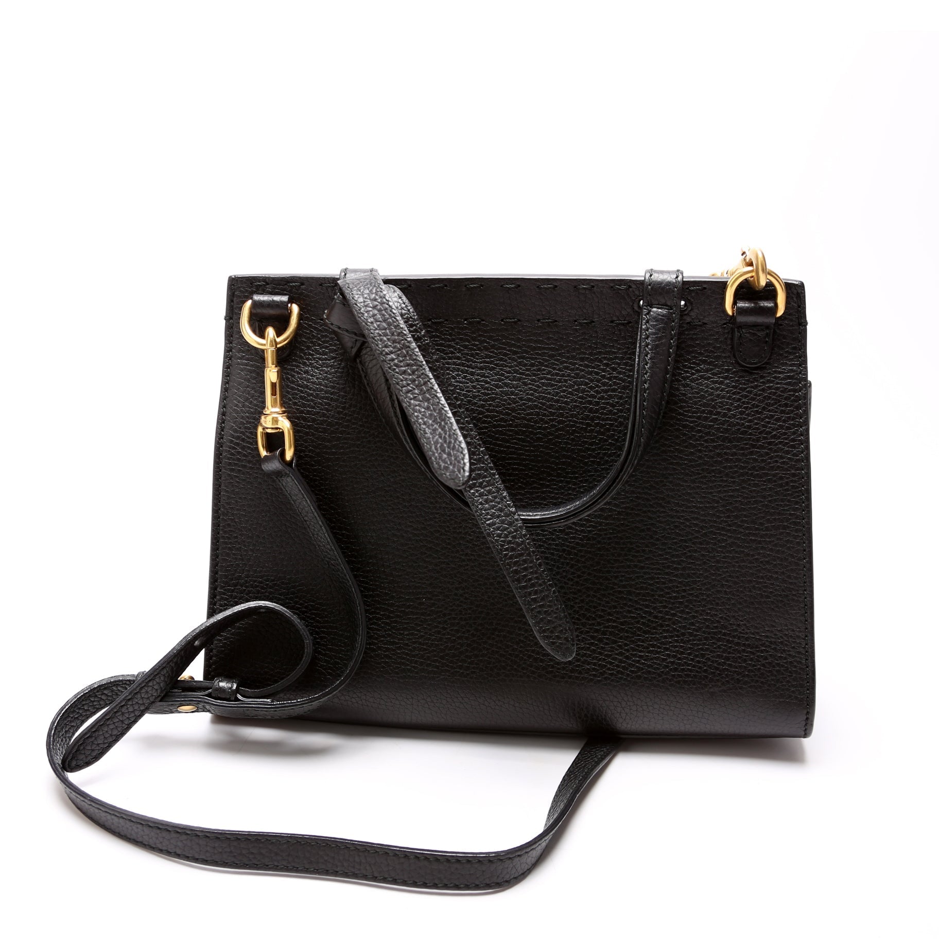 Gucci 442622 Mini Marmont Top Handle Black Bag