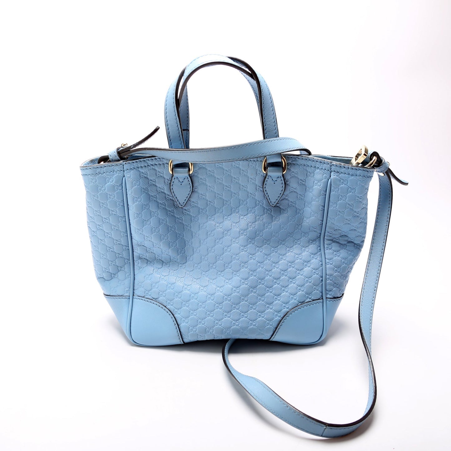 Gucci 449241 Micro Bree Small Tote Blue Bag