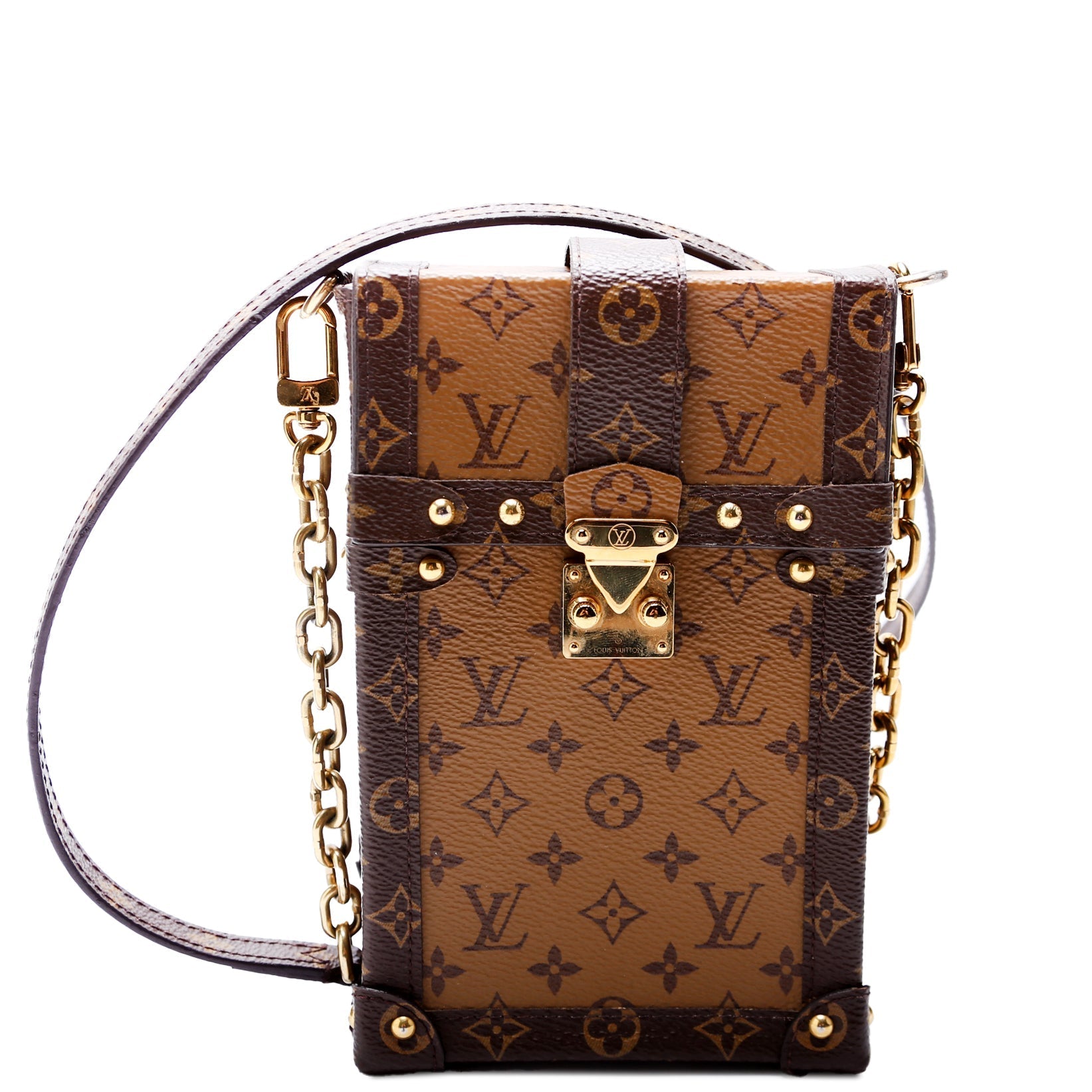 Louis Vuitton Pochette Trunk Vertical Reversed Monogram