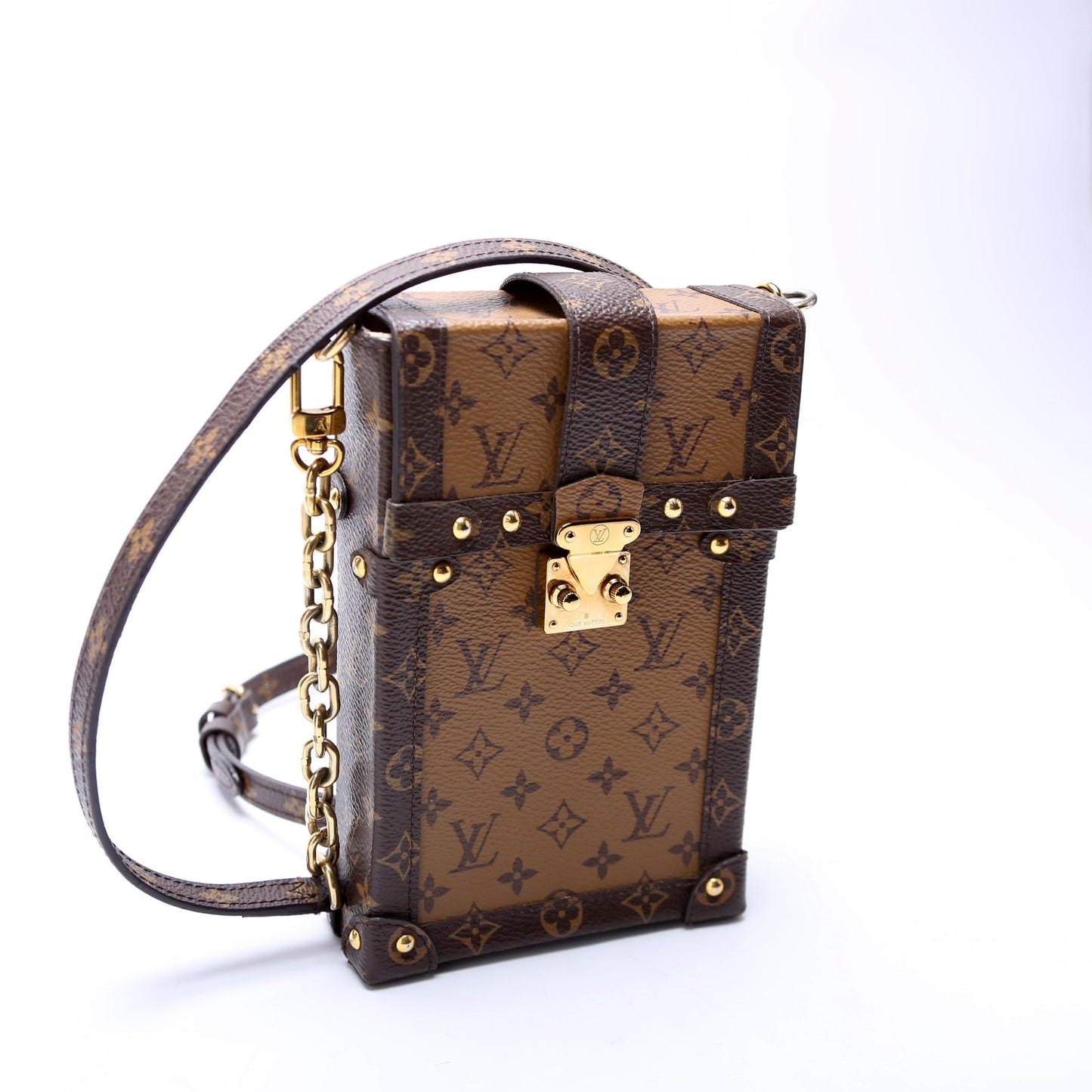 Louis Vuitton Pochette Trunk Vertical Reversed Monogram