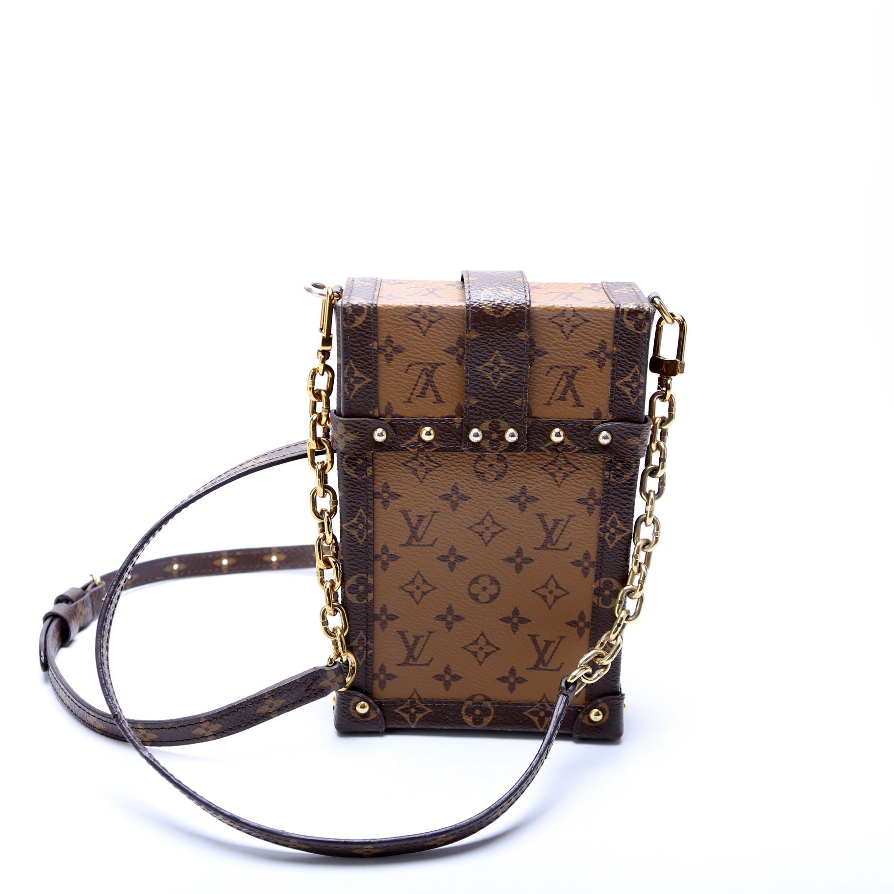 Louis Vuitton Pochette Trunk Vertical Reversed Monogram