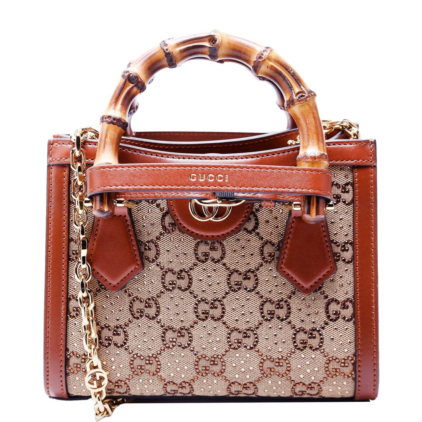 Gucci GG Crystal Mini Diana Tote Bag