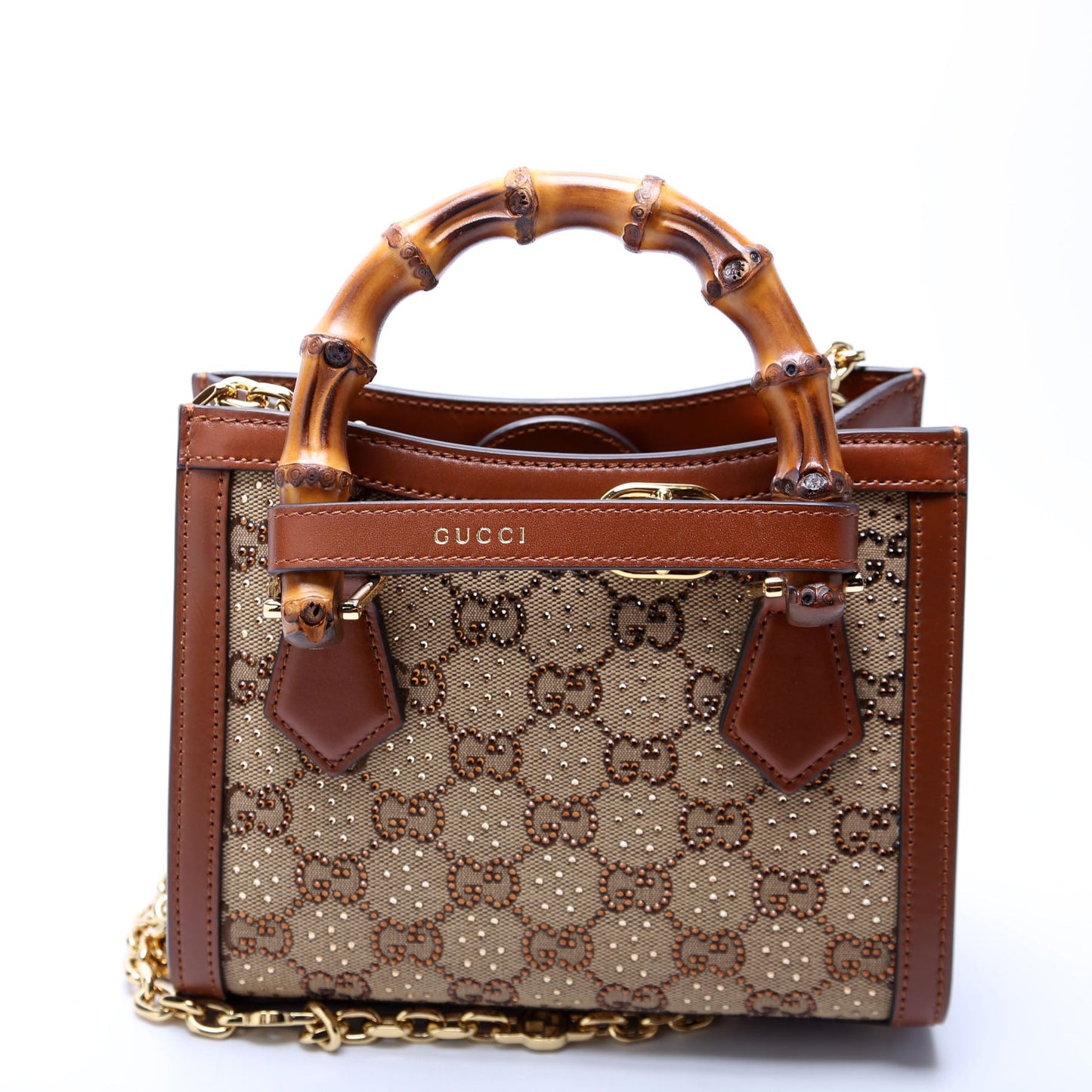 Gucci GG Crystal Mini Diana Tote Bag