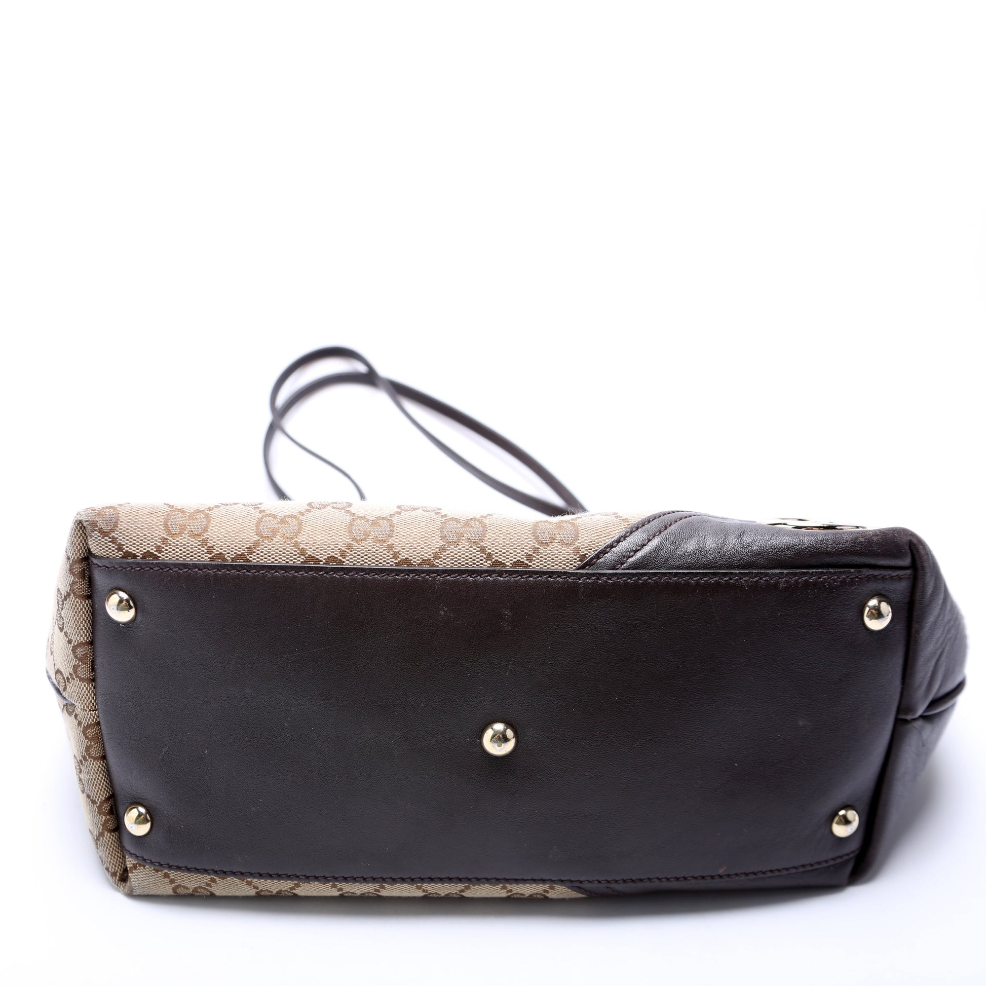 Gucci 169946 Britt Shoulder Small Brown Bag