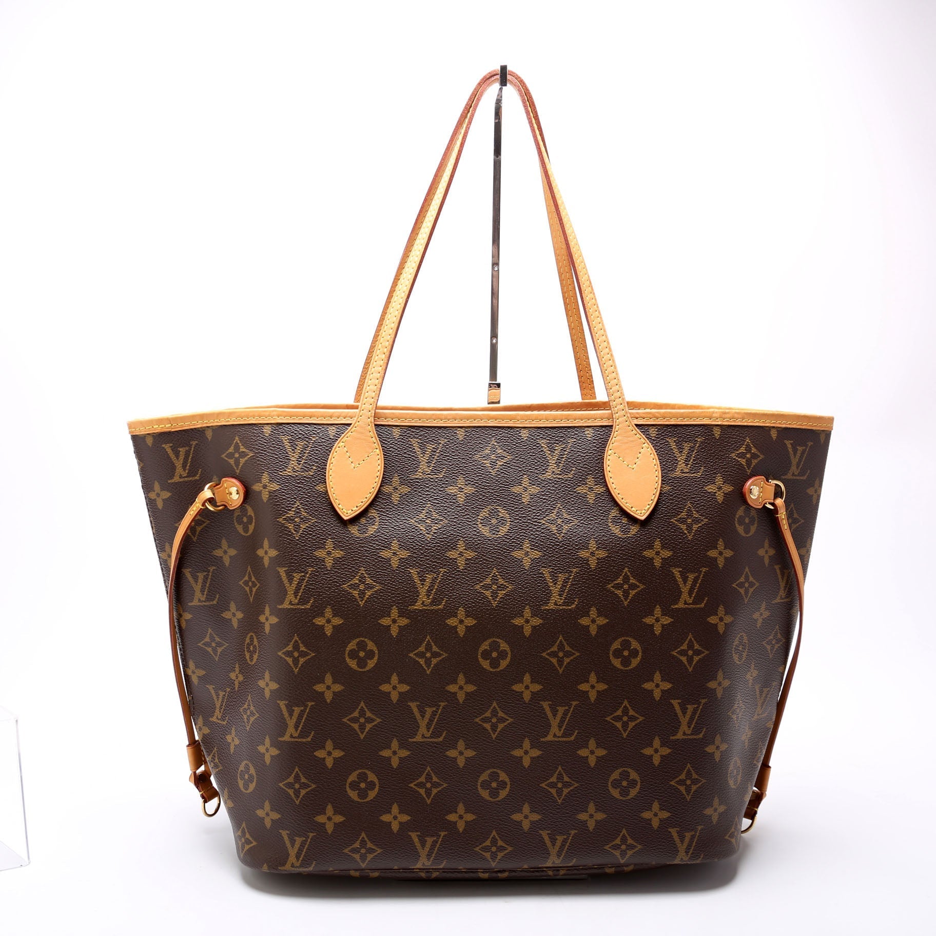 Louis Vuitton Neverfull W/ Wallet MM Monogram