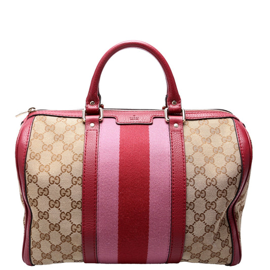 Gucci 247205 Boston Canvas Bag