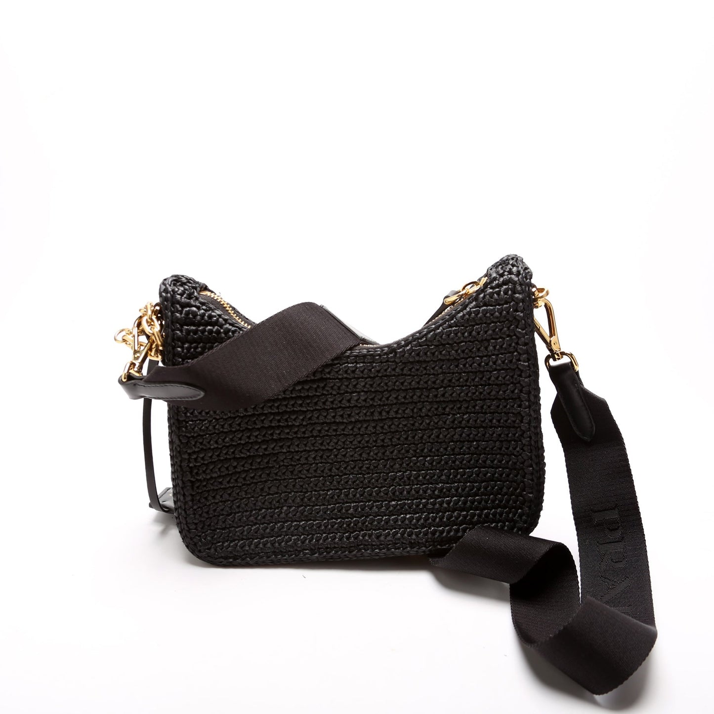 Prada 1BH204 Raffia Re-Edition 2005 Shoulder Bag - Style 3
