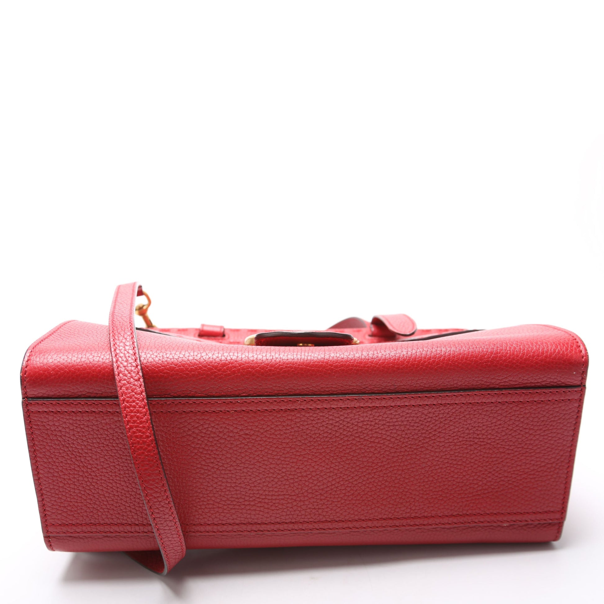 Gucci 421890 Marmont Top Handle Small Red Bag
