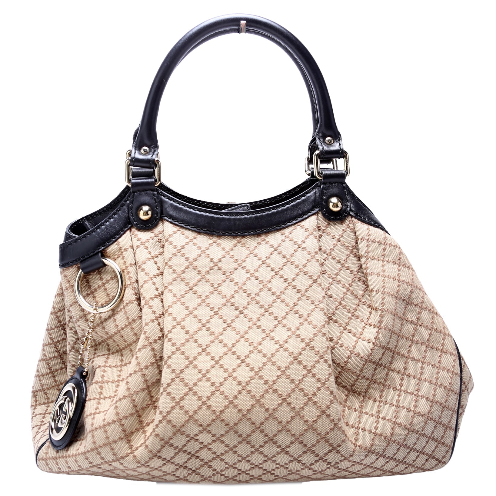 Gucci Sukey Diamante Canvas Medium 211944 Bag