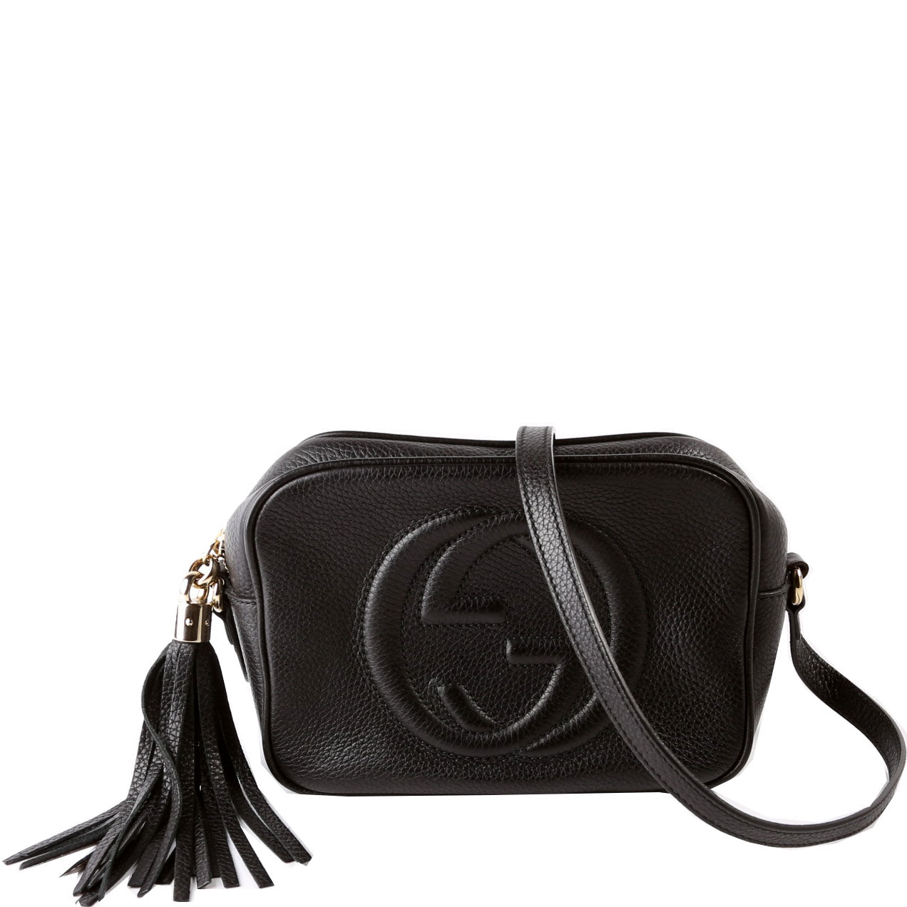 Gucci 308364 Soho Disco Crossbody Black Bag
