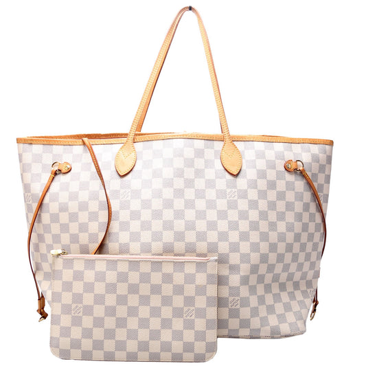 Louis Vuitton Neverfull W/Wallet GM Azur