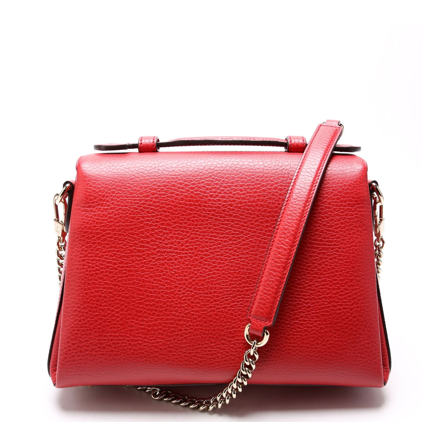 Gucci 510302 Medium Interlocking Satchel Red Bag