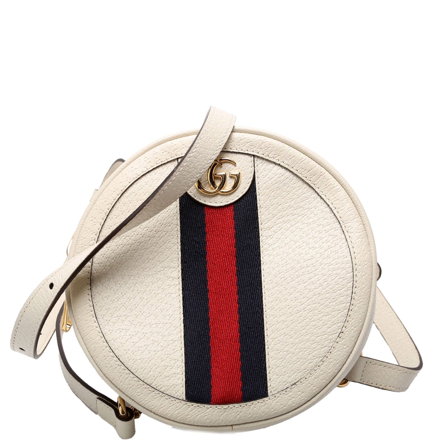 Gucci 598661 Ophidia Web Mini Round Backpack Bag