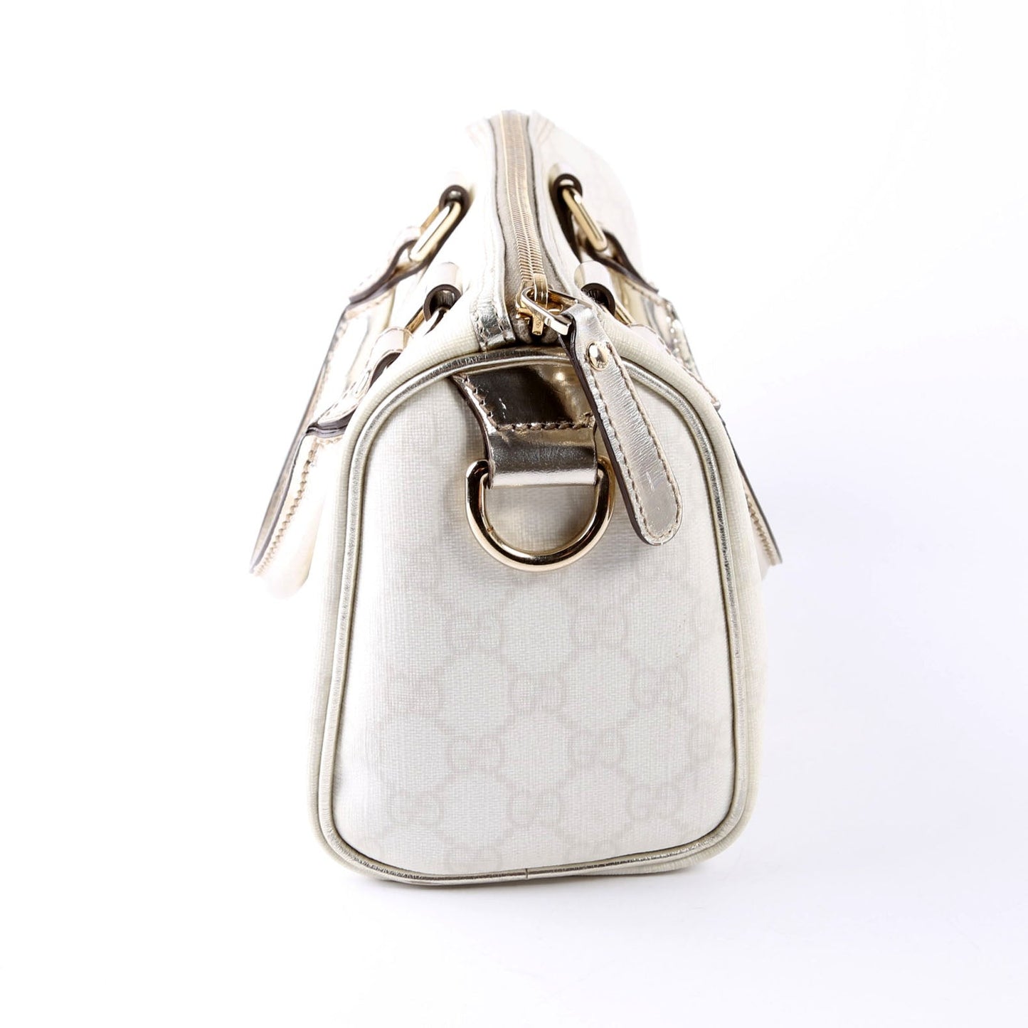 Gucci 193604 GG Plus Joy Boston Small White Bag
