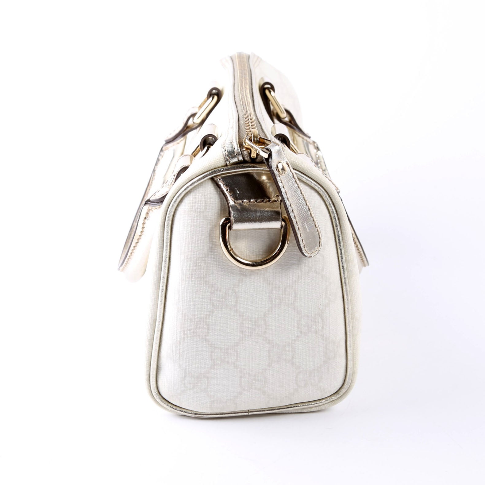 Gucci 193604 GG Plus Joy Boston Small White Bag