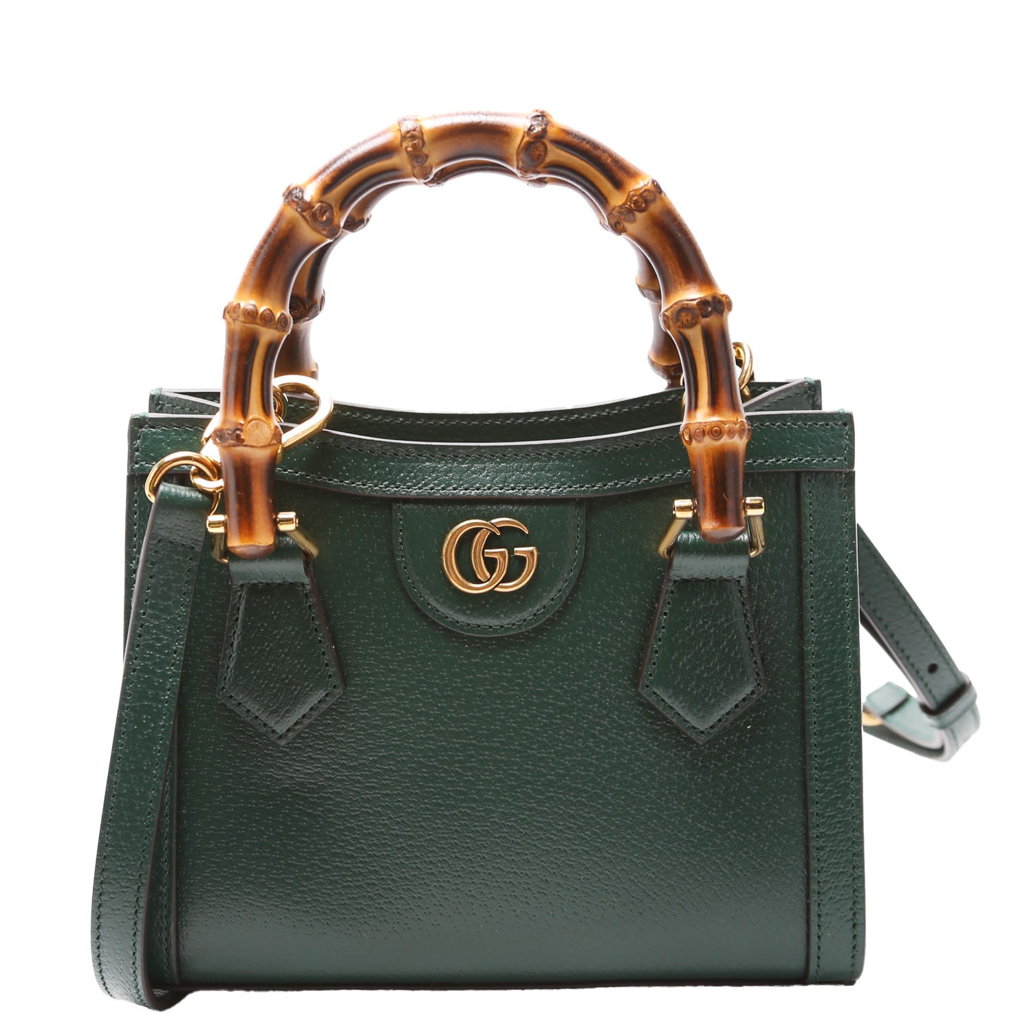Gucci 702732 Diana Mini Tote Cuir Green Bag