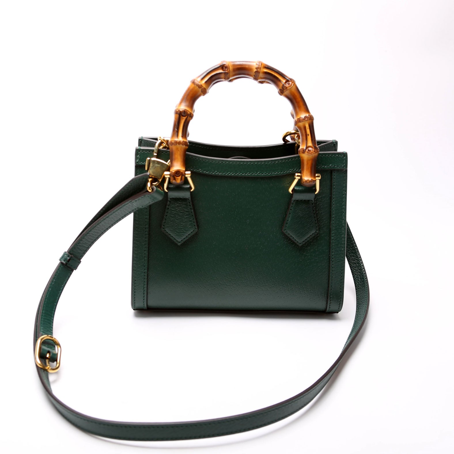 Gucci 702732 Diana Mini Tote Cuir Green Bag