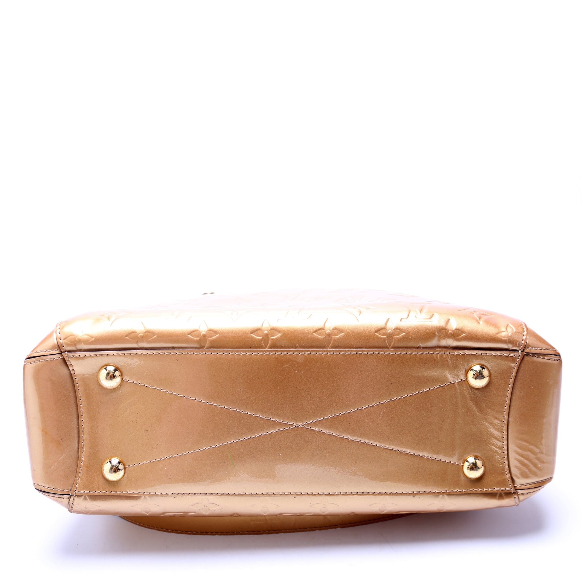 Louis Vuitton Montaigne MM Vernis Gold