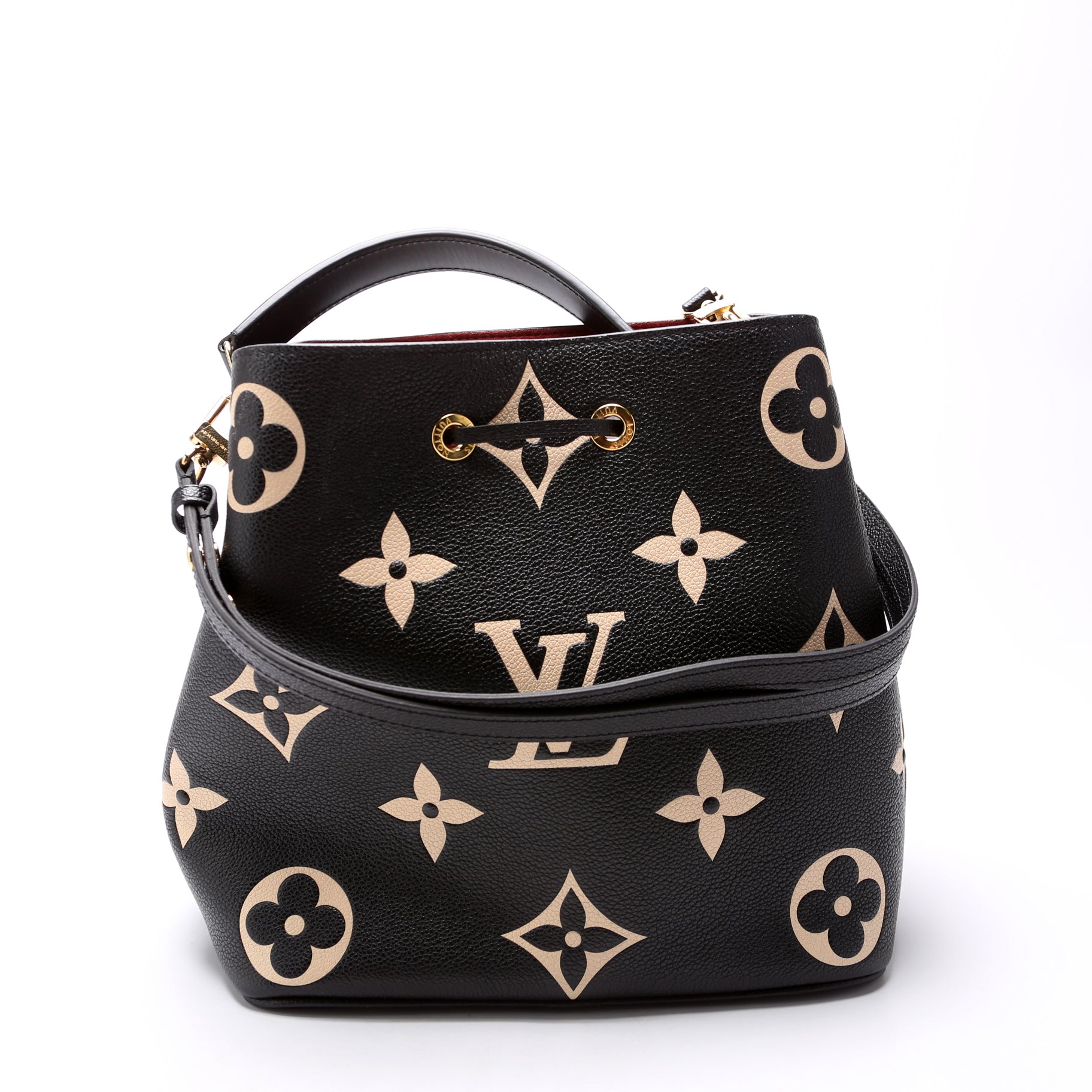 Louis Vuitton Neonoe MM Bicolor Empreinte Black