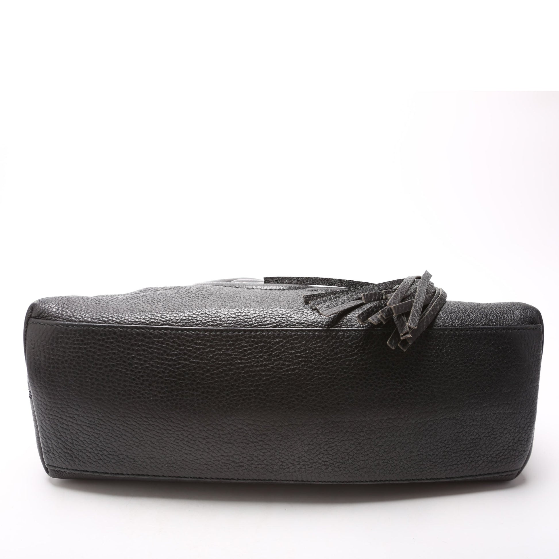 Gucci 308982 Soho Leather Shoulder Medium Black Bag