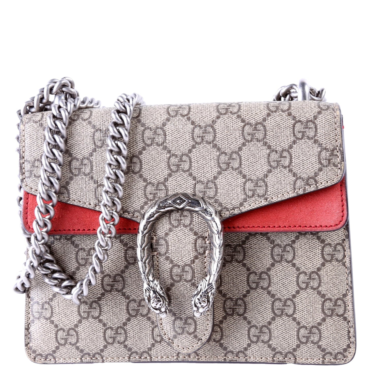 Gucci 421970 Dionysus GG Shoulder Mini Red Bag