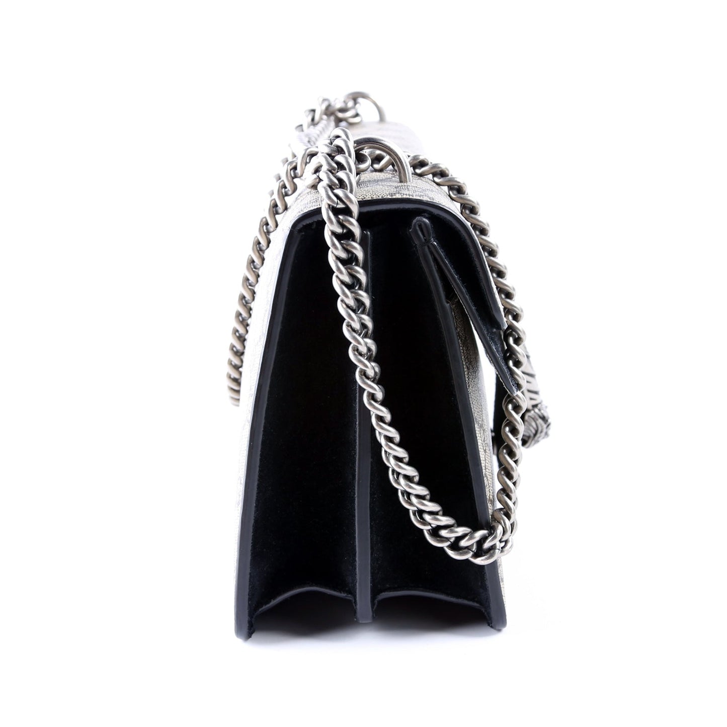 Gucci 400249 Dionysus GG Shoulder Small Black Bag