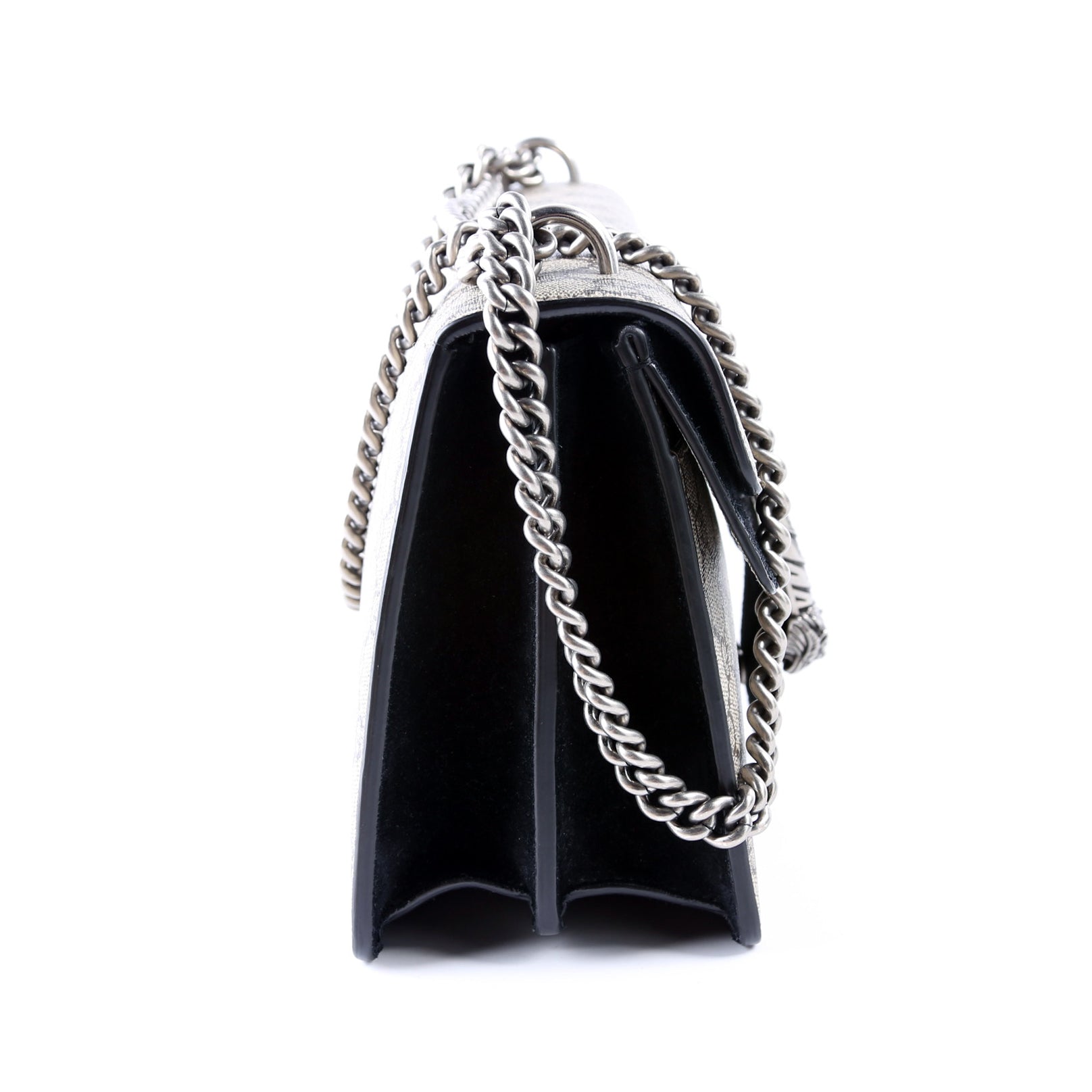 Gucci 400249 Dionysus GG Shoulder Small Black Bag