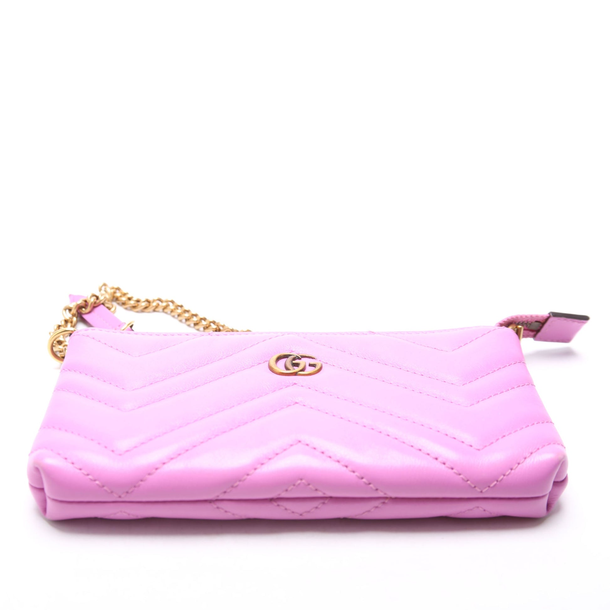 Gucci 443129 GG Marmont Mini Chain Purple Bag