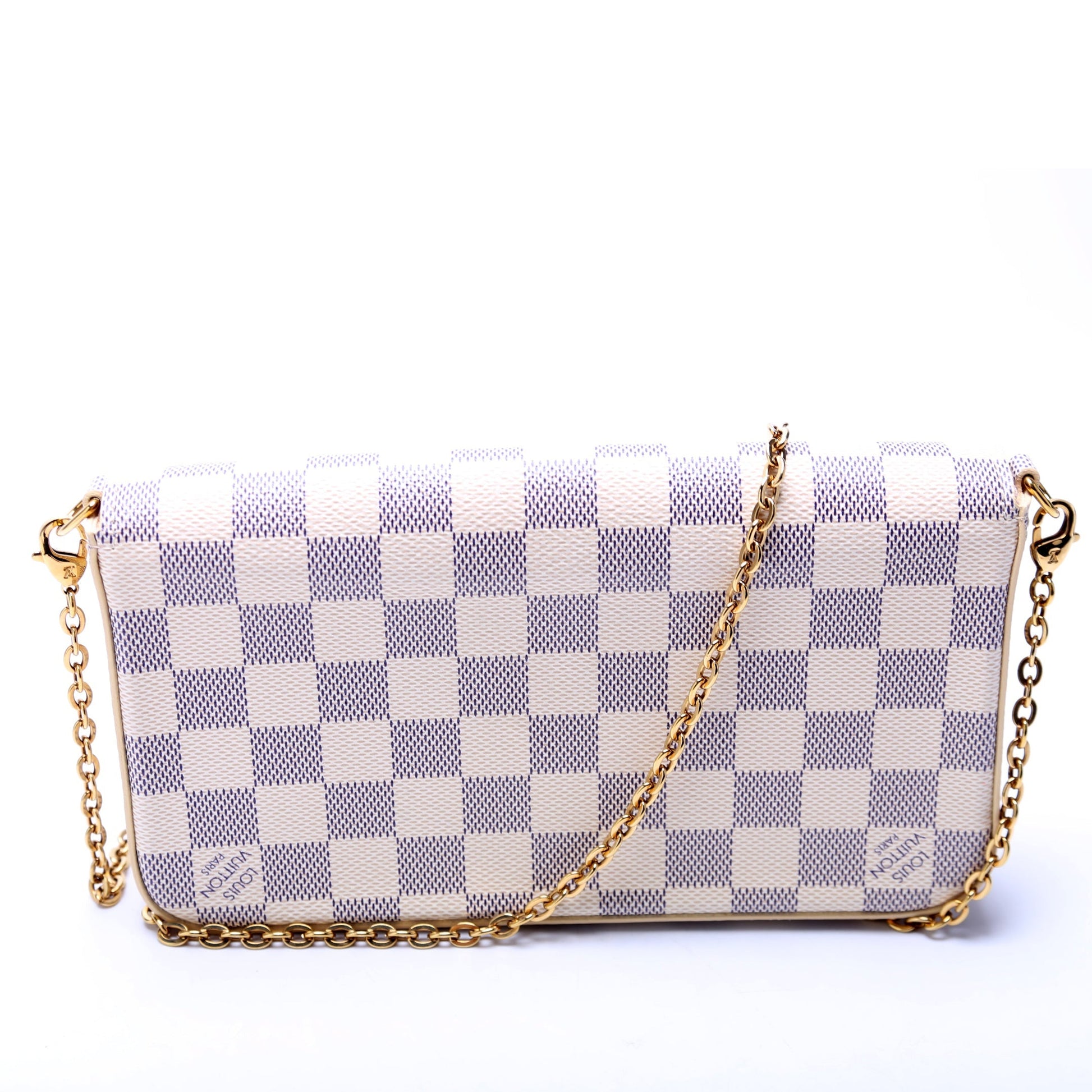 Louis Vuitton Pochette Felicie Damier Azure Pink