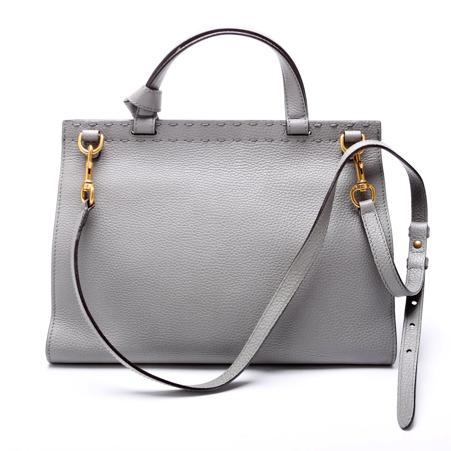 Gucci 421890 Marmont Top Handle Small Grey Bag