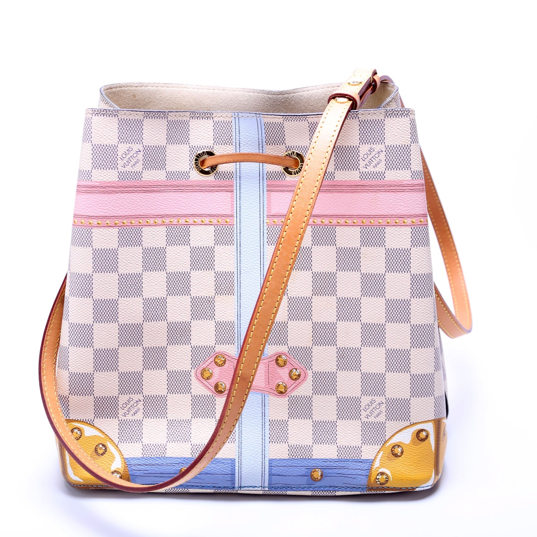 Louis Vuitton Neonoe Summer Trunks Damier Azur