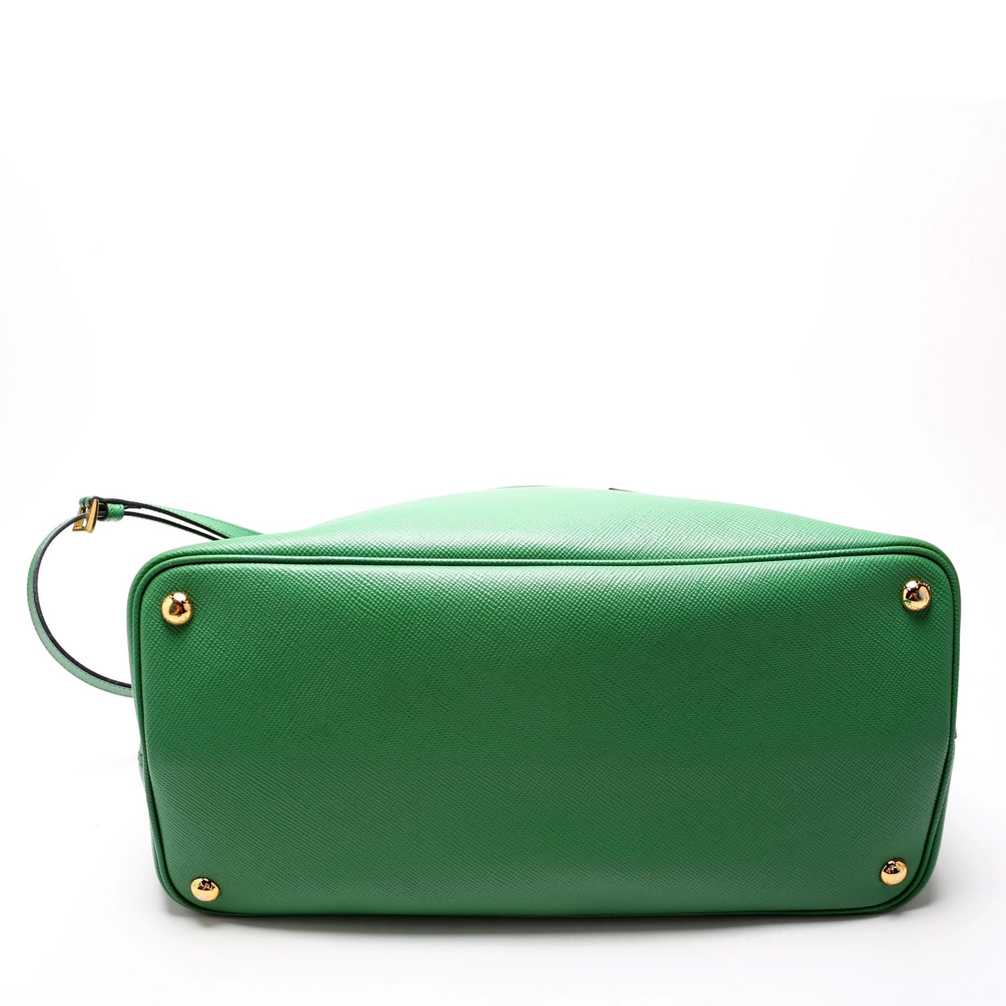 Prada Saffiano Cuir Double Large Green Bag - Style 2