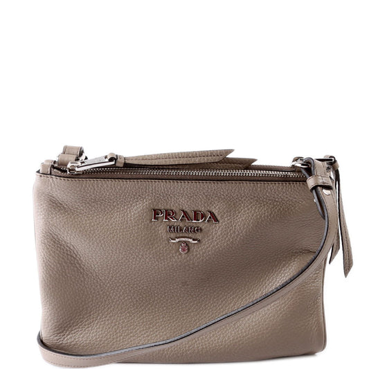 Prada 1BH046 Vitello Phenix Crossbody Bag