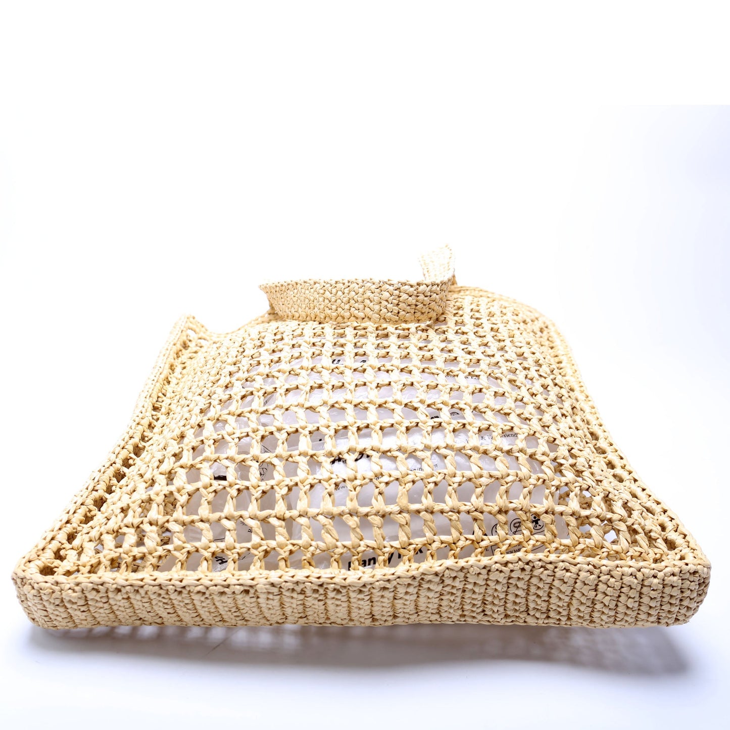 Prada Raffia Crochet Tote Bag - Style 2