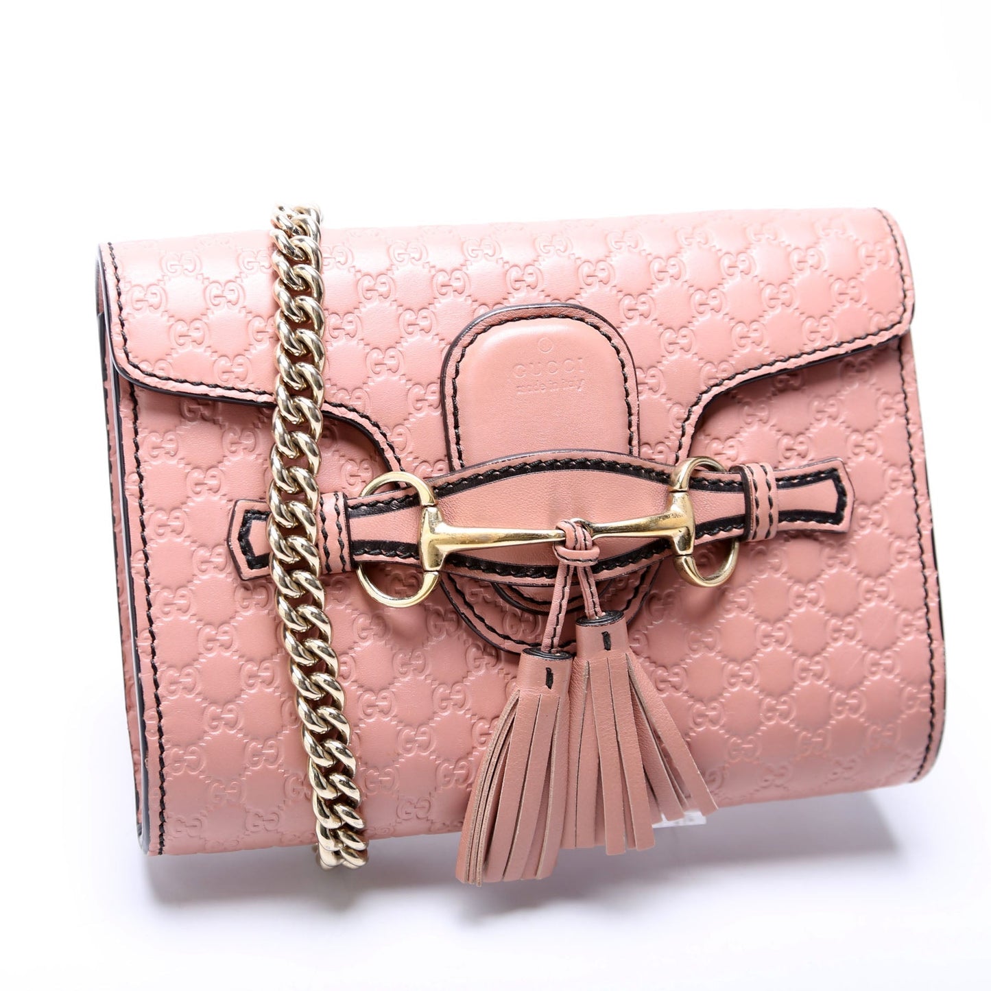 Gucci 449636 Micro Mini Emily Shoulder Pink Bag