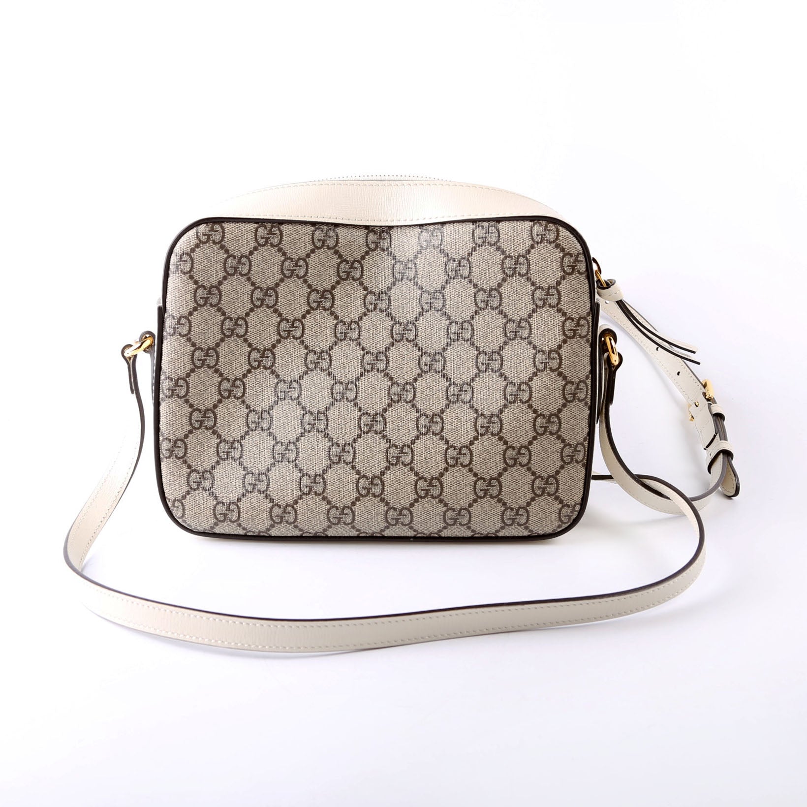 Gucci 645454 Horsebit 1955 Small Beige Bag