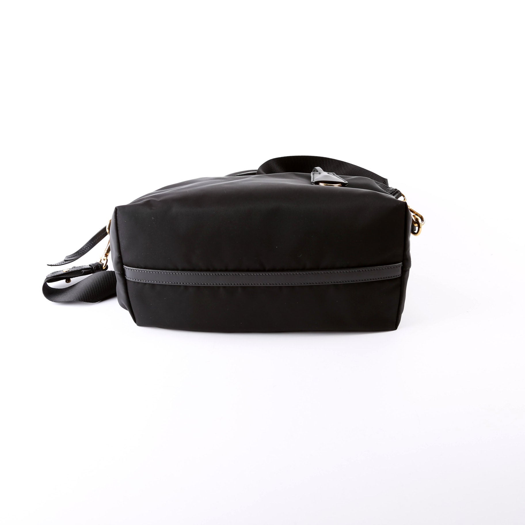 Prada 1BA104 Nylon Satchel Black Bag