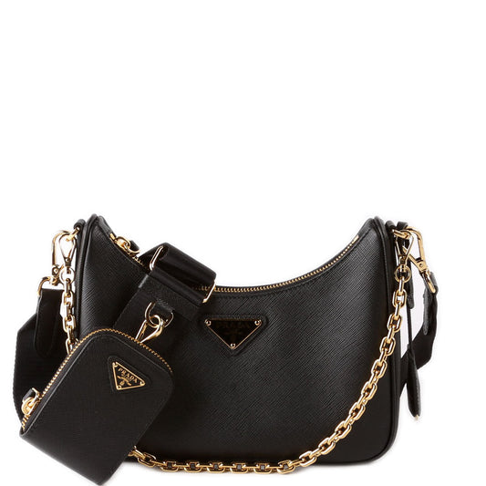Prada Saffiano Re-Edition 2005 Black Bag