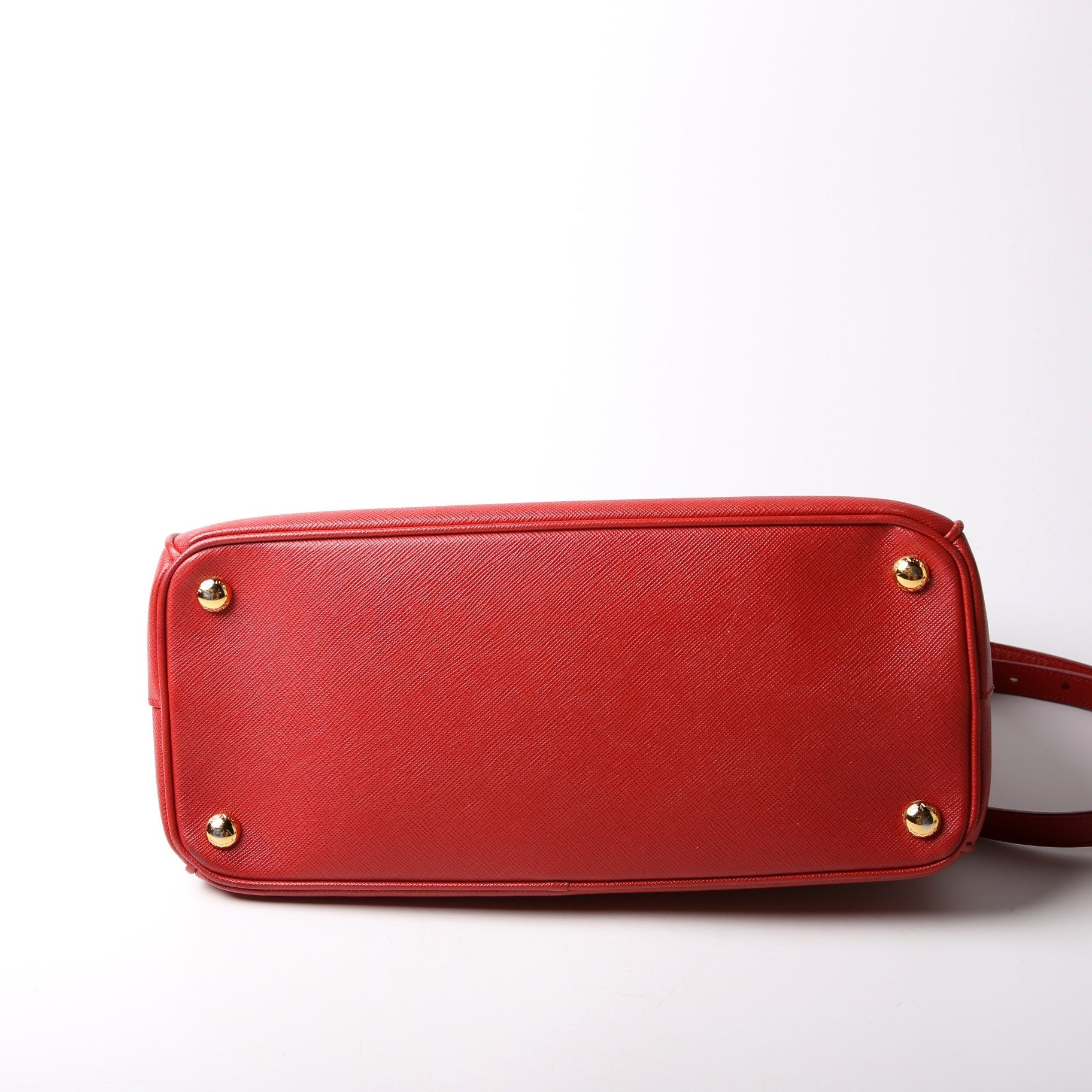 Prada Saffiano Galleria Medium Red Bag - Style 2