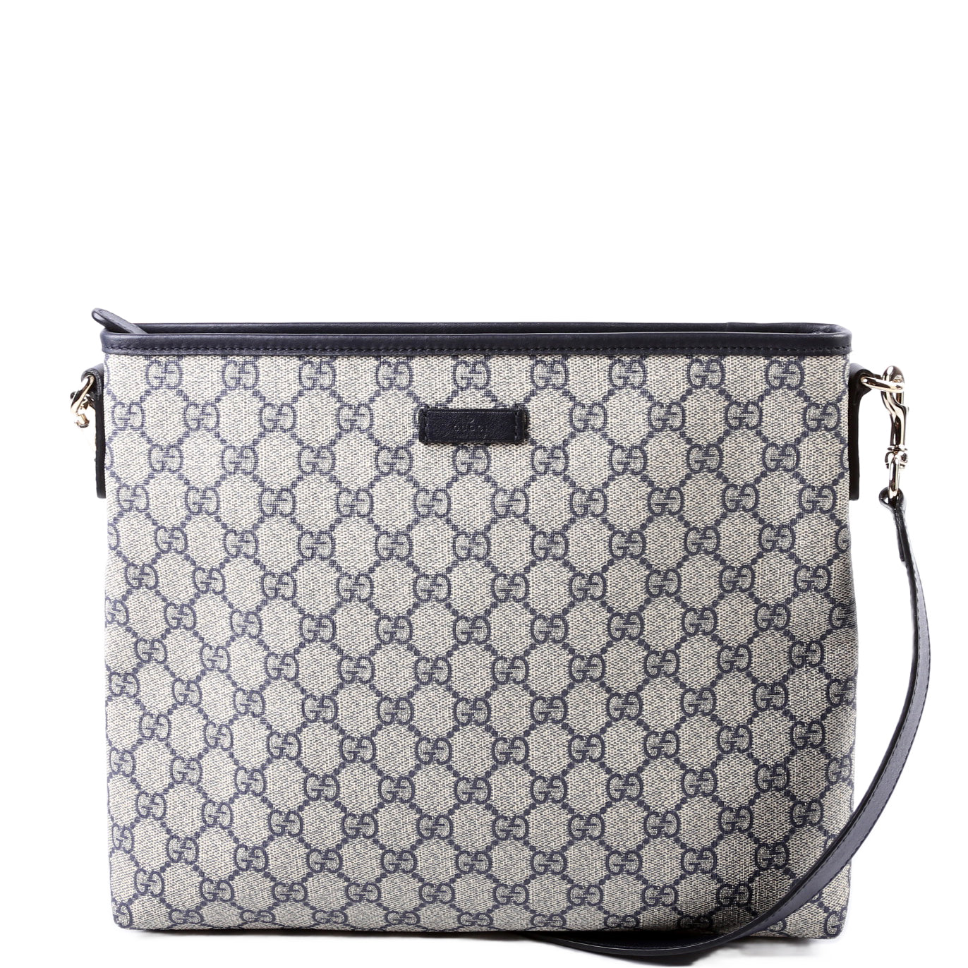 Gucci 388924 GG Supreme Crossbody Blue Bag