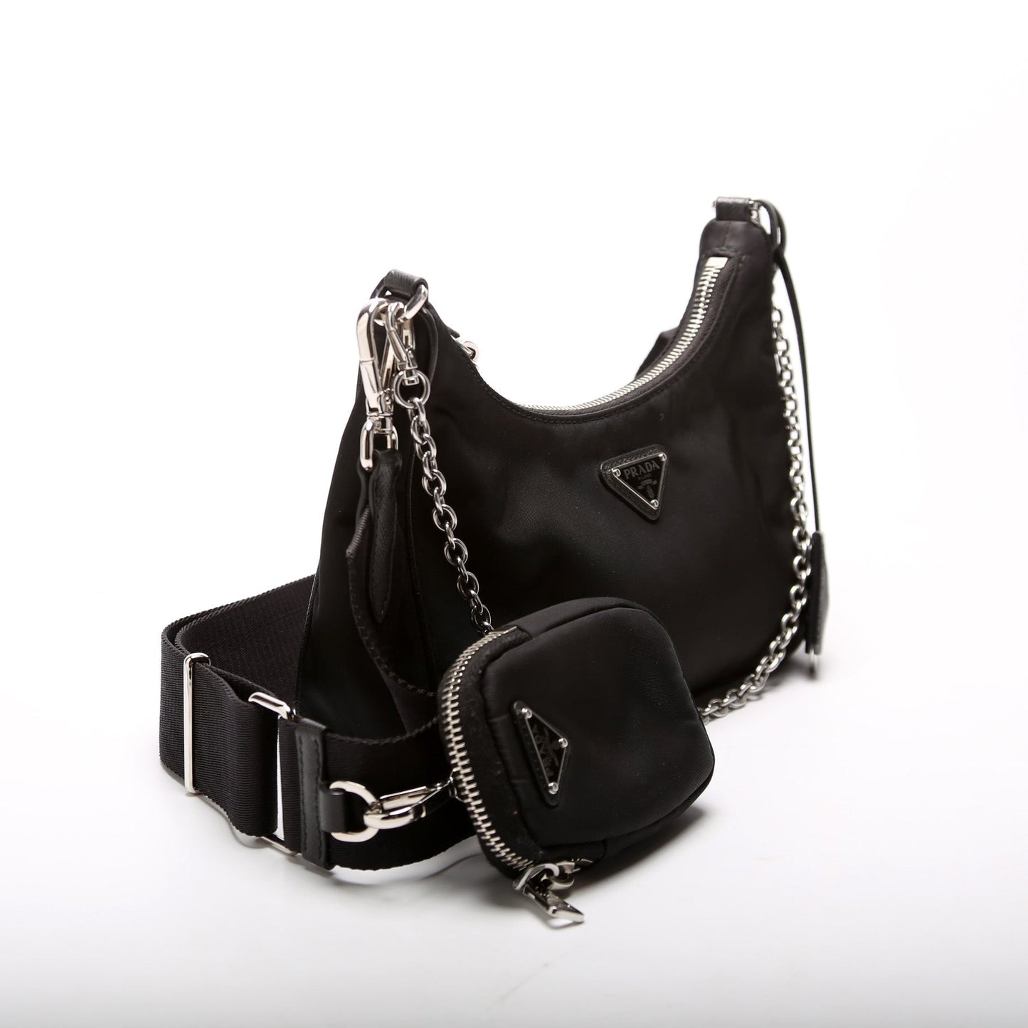 Prada Nylon Re-Edition 2005 Shoulder Black Bag - Style 3