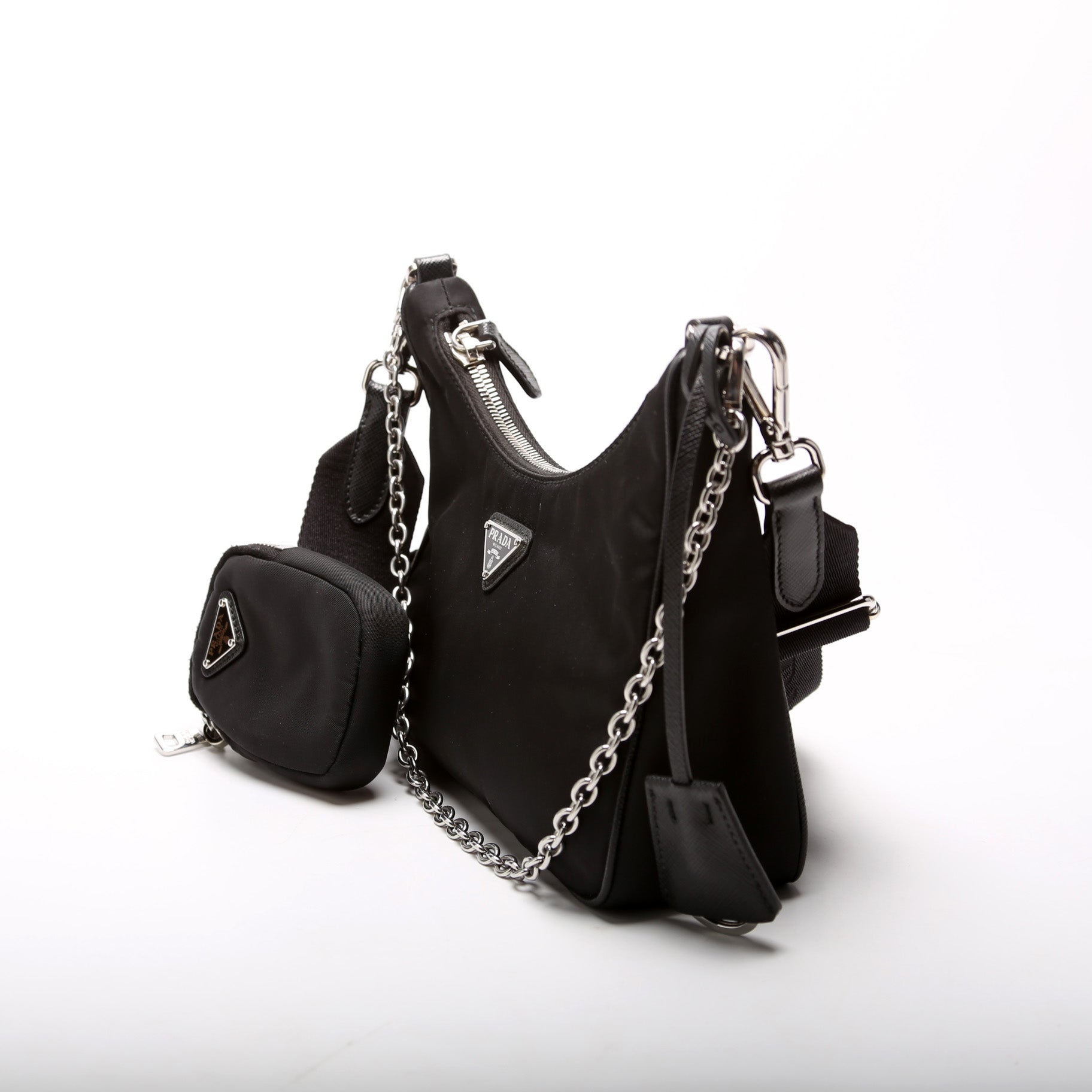 Prada Nylon Re-Edition 2005 Shoulder Black Bag - Style 3