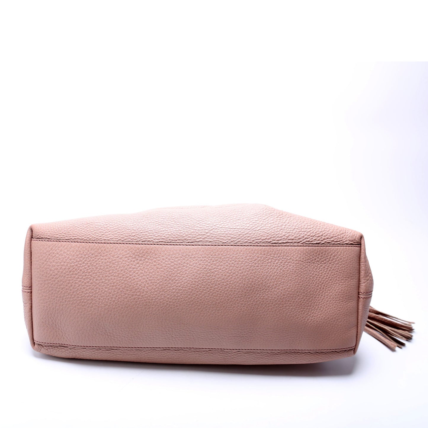 Gucci 308982 Soho Leather Shoulder Medium Beige Bag