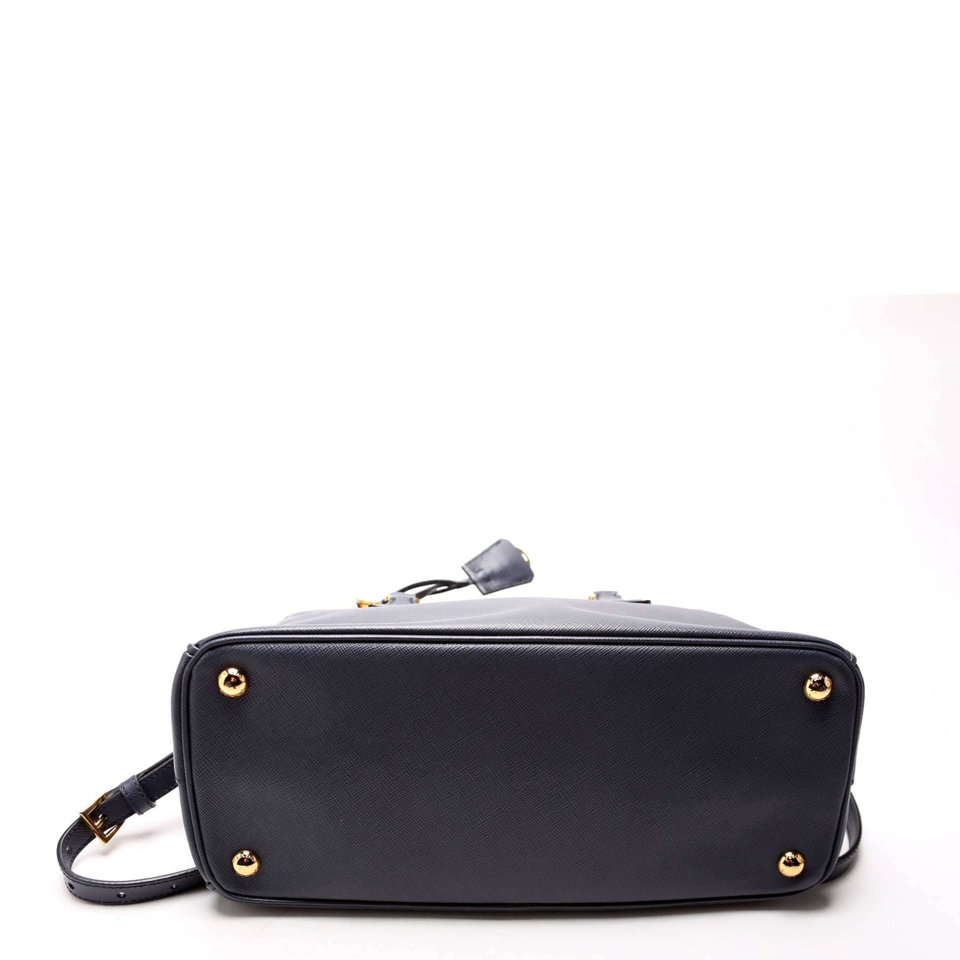Prada Saffiano Galleria Small Navy Bag